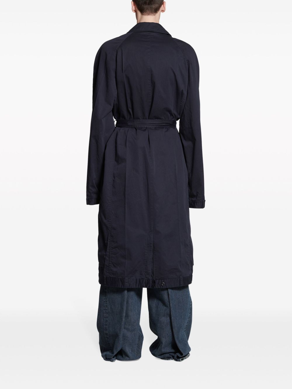 Balenciaga Men's Deconstructed Cotton Coat