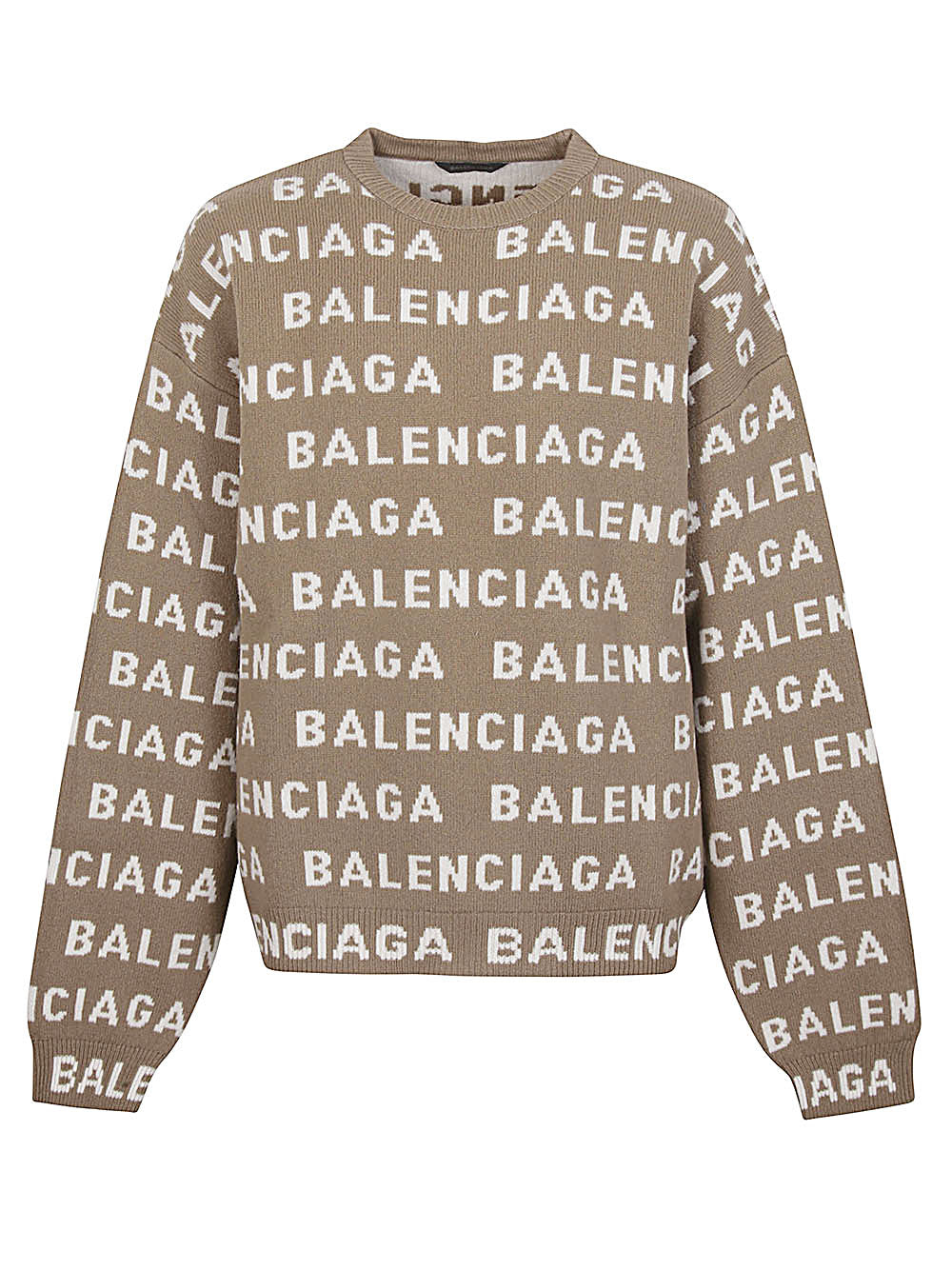 Balenciaga Men's Intarsia Logo Sweater