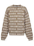 Balenciaga Men's Intarsia Logo Sweater