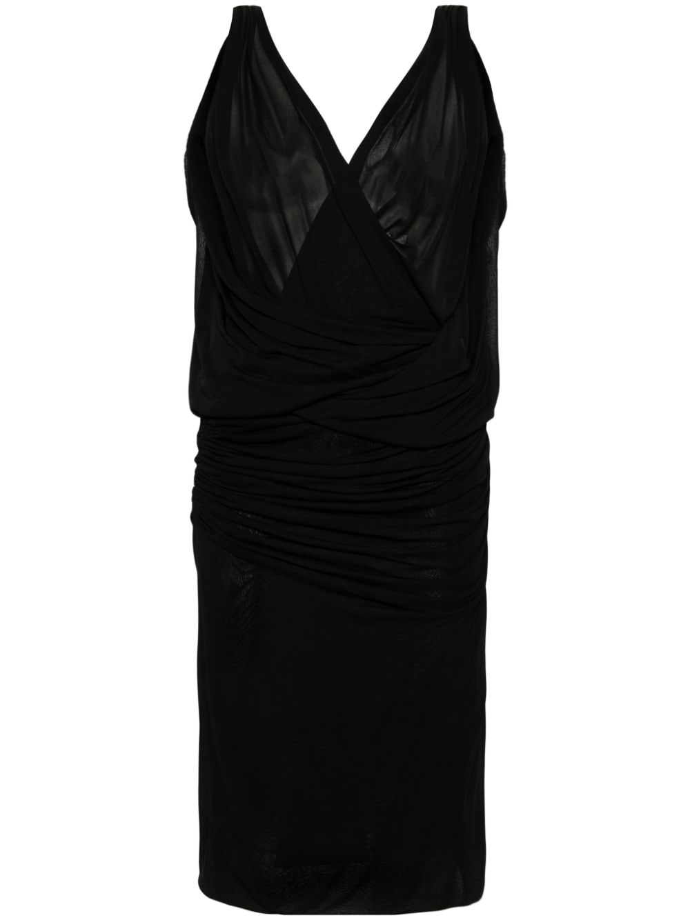 Saint Laurent Women's V-Necked Mini Dress