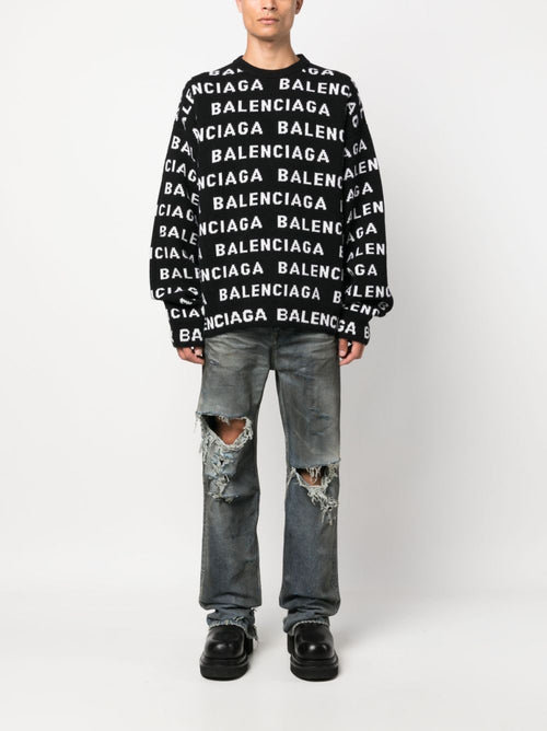 Balenciaga Men's Logo Sweater