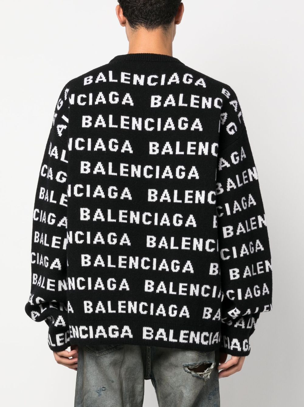 Balenciaga Men's Logo Sweater