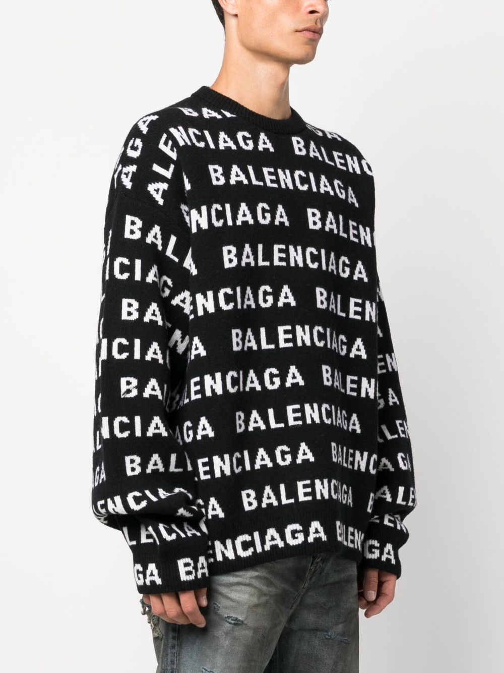 Balenciaga Men's Logo Sweater