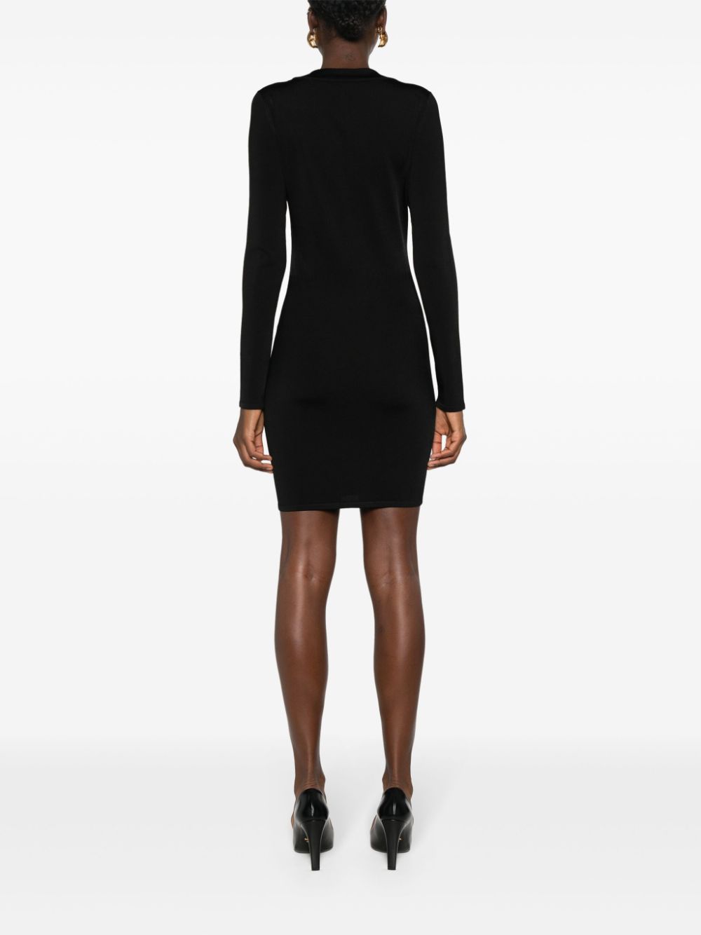 Saint Laurent Women's Décolleté Mini Dress