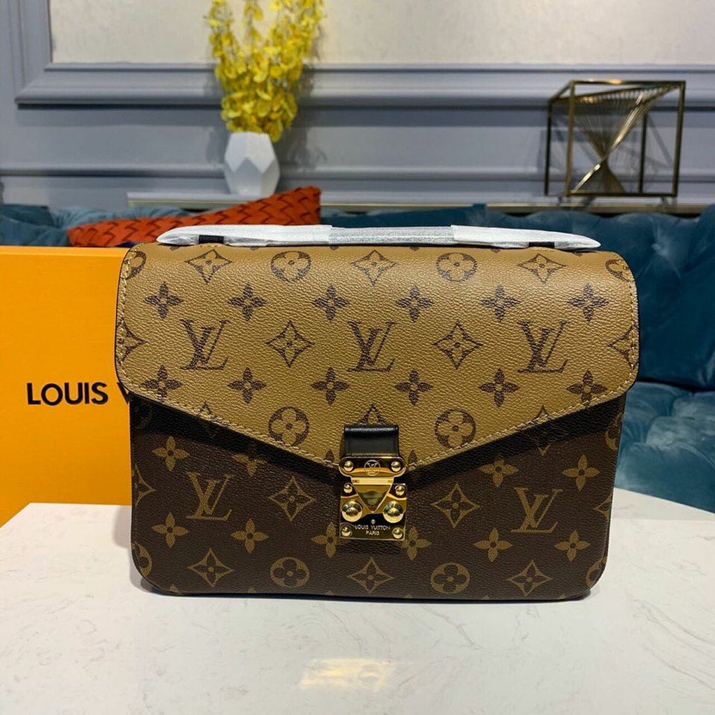 Louis Vuitton Pochette Metis Monogram Reverse Canvas For Women,  Shoulder And Crossbody Bags 9.8in/25cm Louis Vuitton M44876