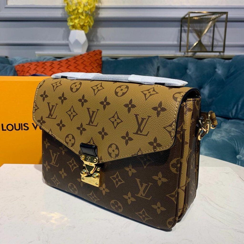 Louis Vuitton Pochette Metis Monogram Reverse Canvas For Women,  Shoulder And Crossbody Bags 9.8in/25cm Louis Vuitton M44876