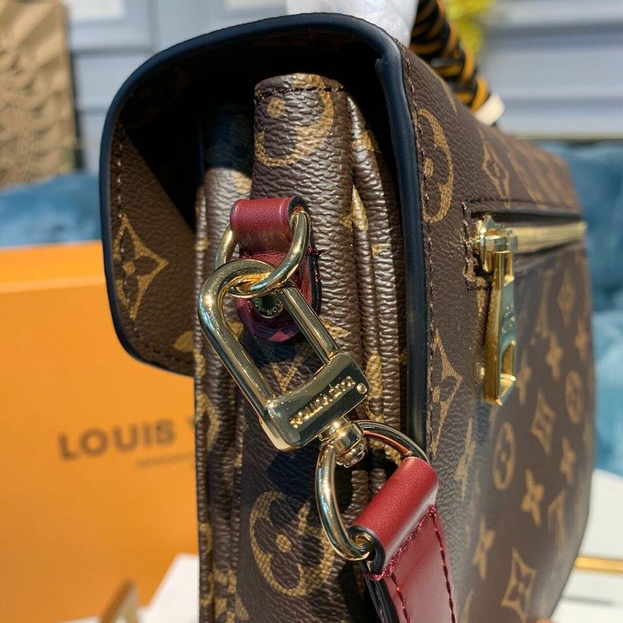 Louis Vuitton Pochette MÃƒÆ’Ã‚Â©tis Monogram Canvas For Women,  Shoulder Bags 9.7in/24cm Louis Vuitton M44668
