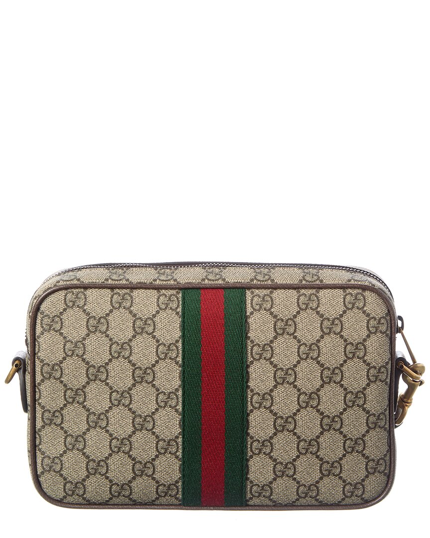 Gucci Ophidia Small Gucci Supreme Canvas & Leather Crossbody