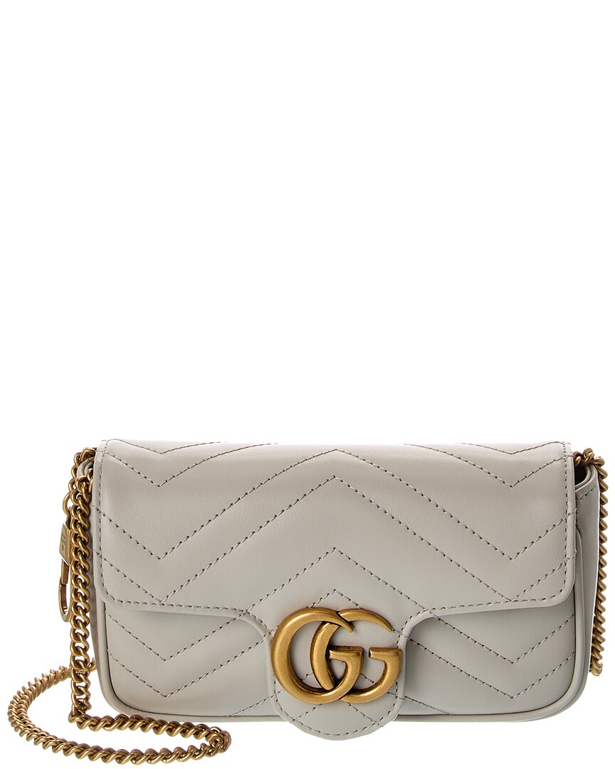 Gucci Gucci Marmont Super Mini Matelasse Leather Shoulder Bag