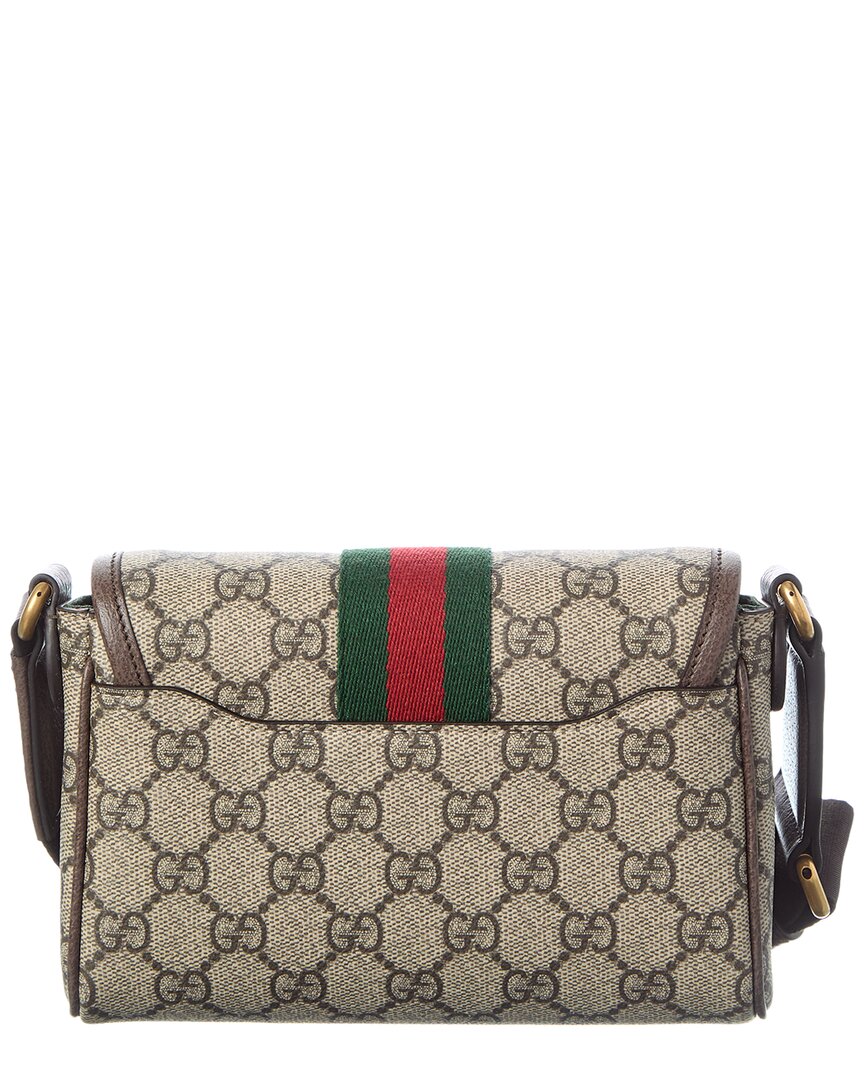 Gucci Ophidia Gucci Supreme Canvas & Leather Mini Bag