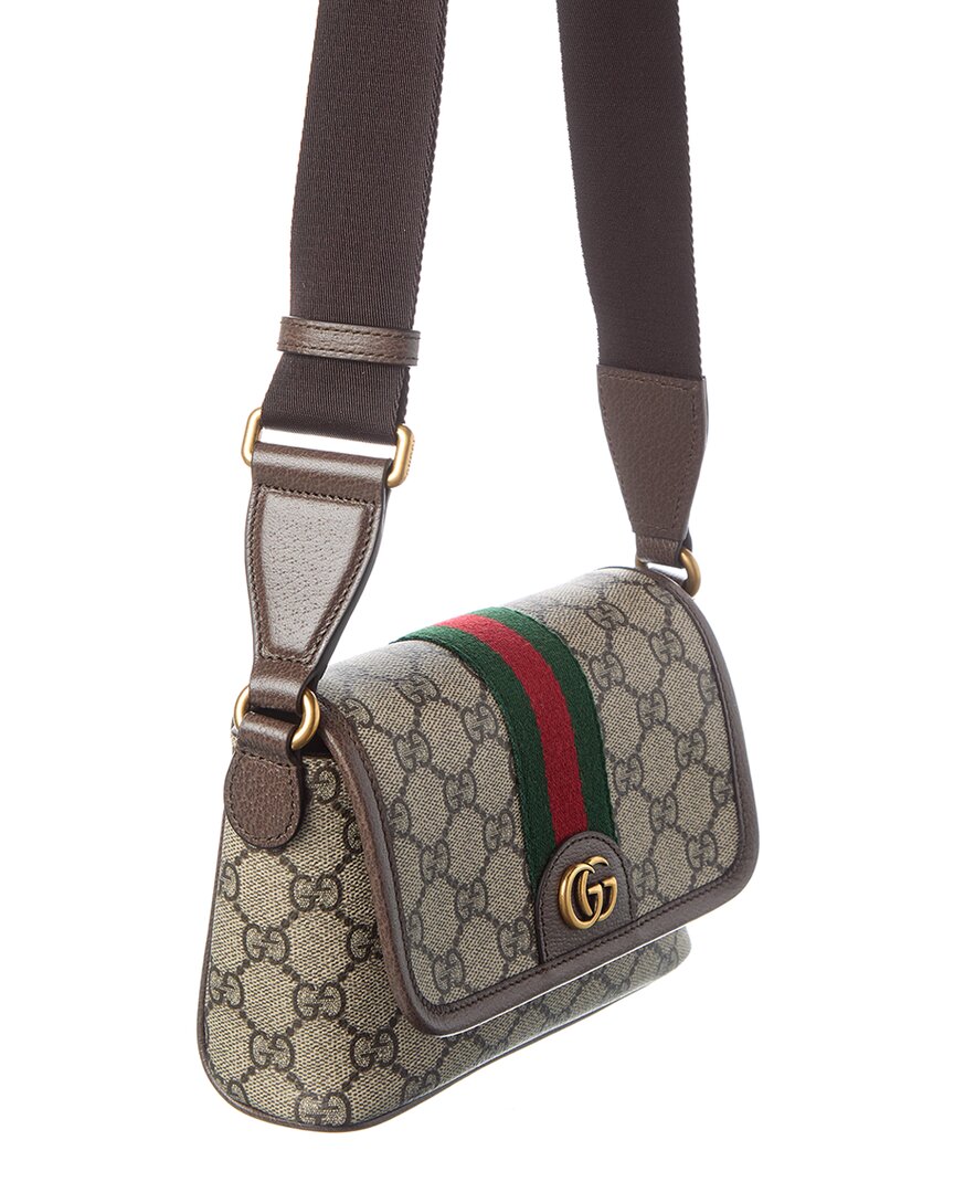 Gucci Ophidia Gucci Supreme Canvas & Leather Mini Bag