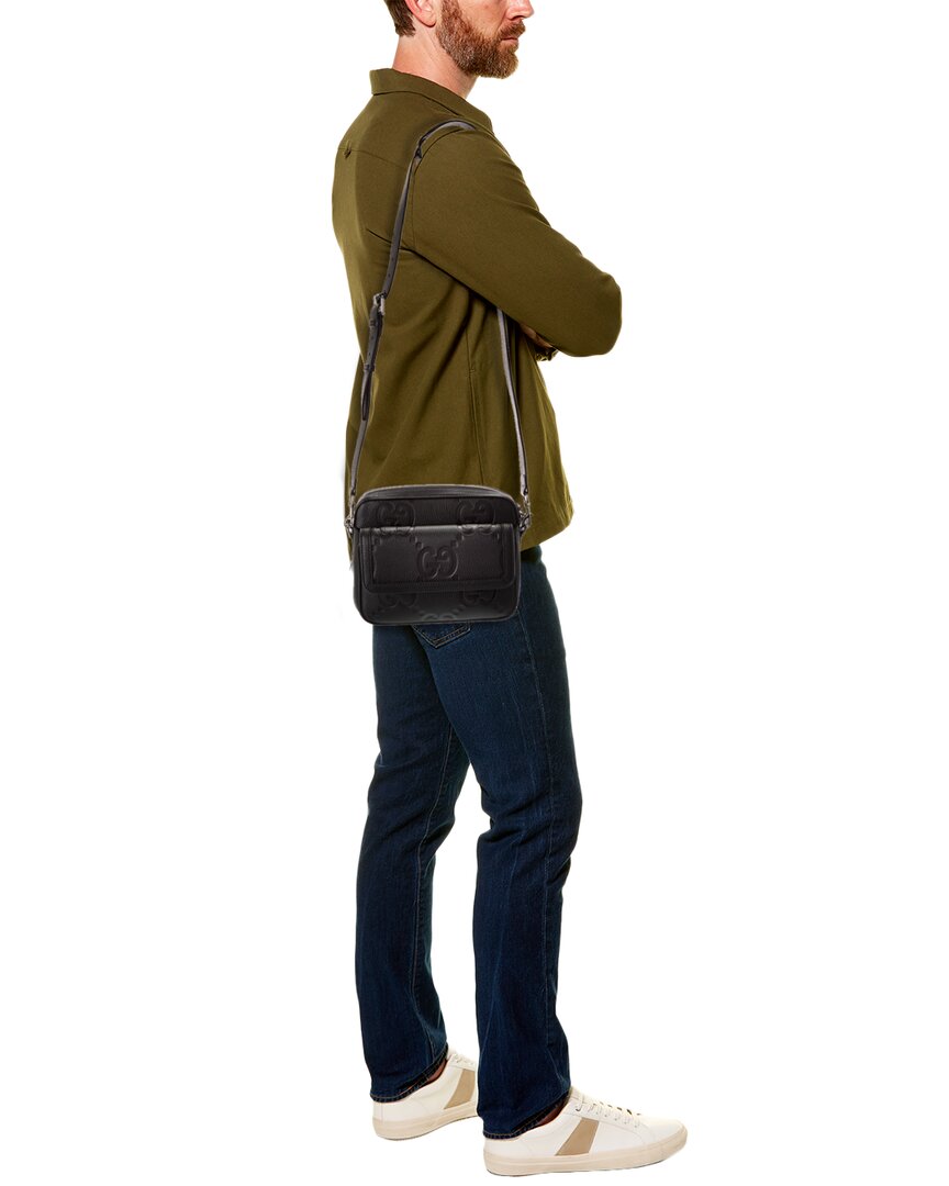 Gucci Small Jumbo Gucci Leather Crossbody