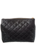 Saint Laurent Cassandre Quilted Cosmetic Pouch
