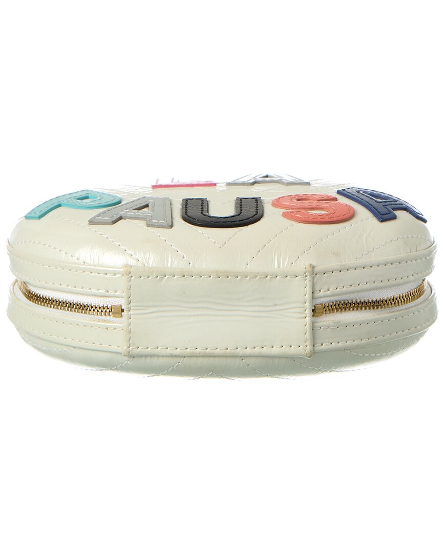 Chanel Multicolor & Neutral Chevron Lambskin Leather La Pausa Evening Bag