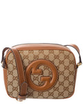 Gucci Blondie Mini Gucci Canvas & Leather Camera Bag