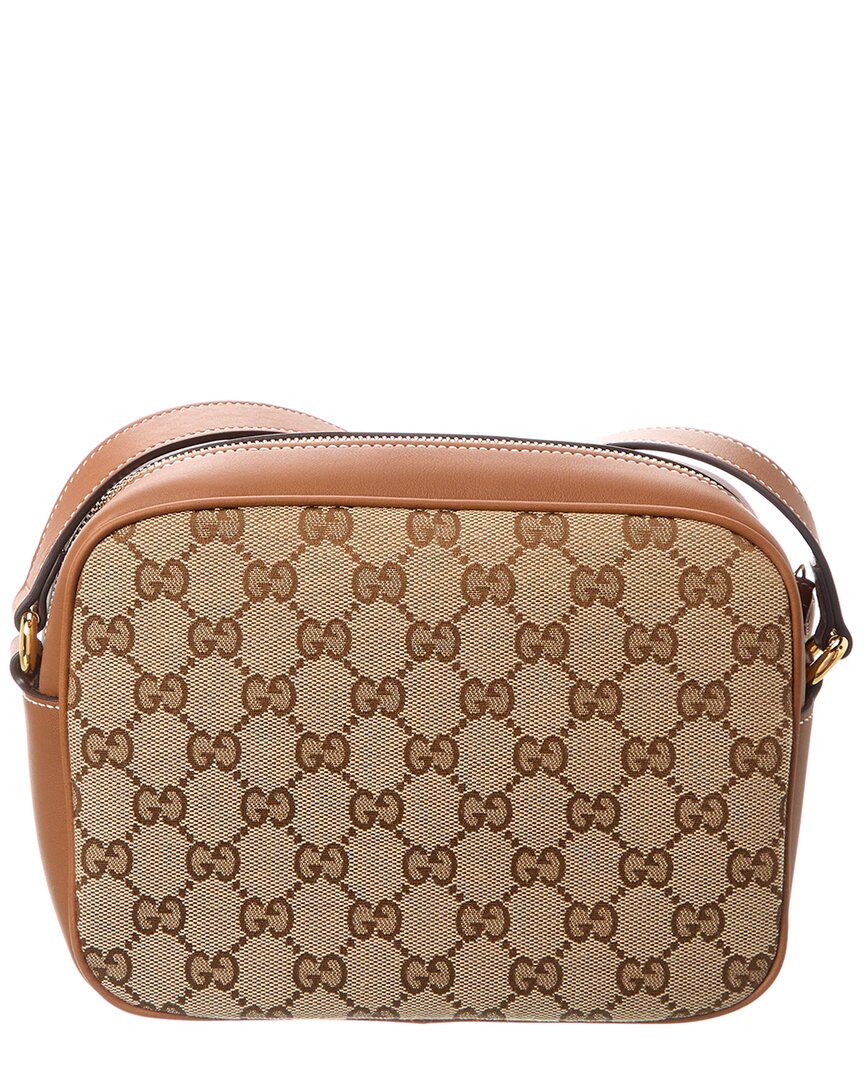 Gucci Blondie Mini Gucci Canvas & Leather Camera Bag
