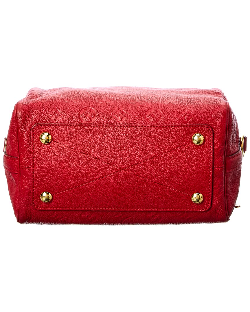 Louis Vuitton Red Monogram Mat Vernis Leather Speedy 25 Bandouliere (