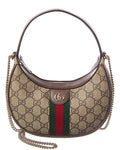 Gucci Ophidia Small Gucci Supreme Canvas & Leather Hobo Bag