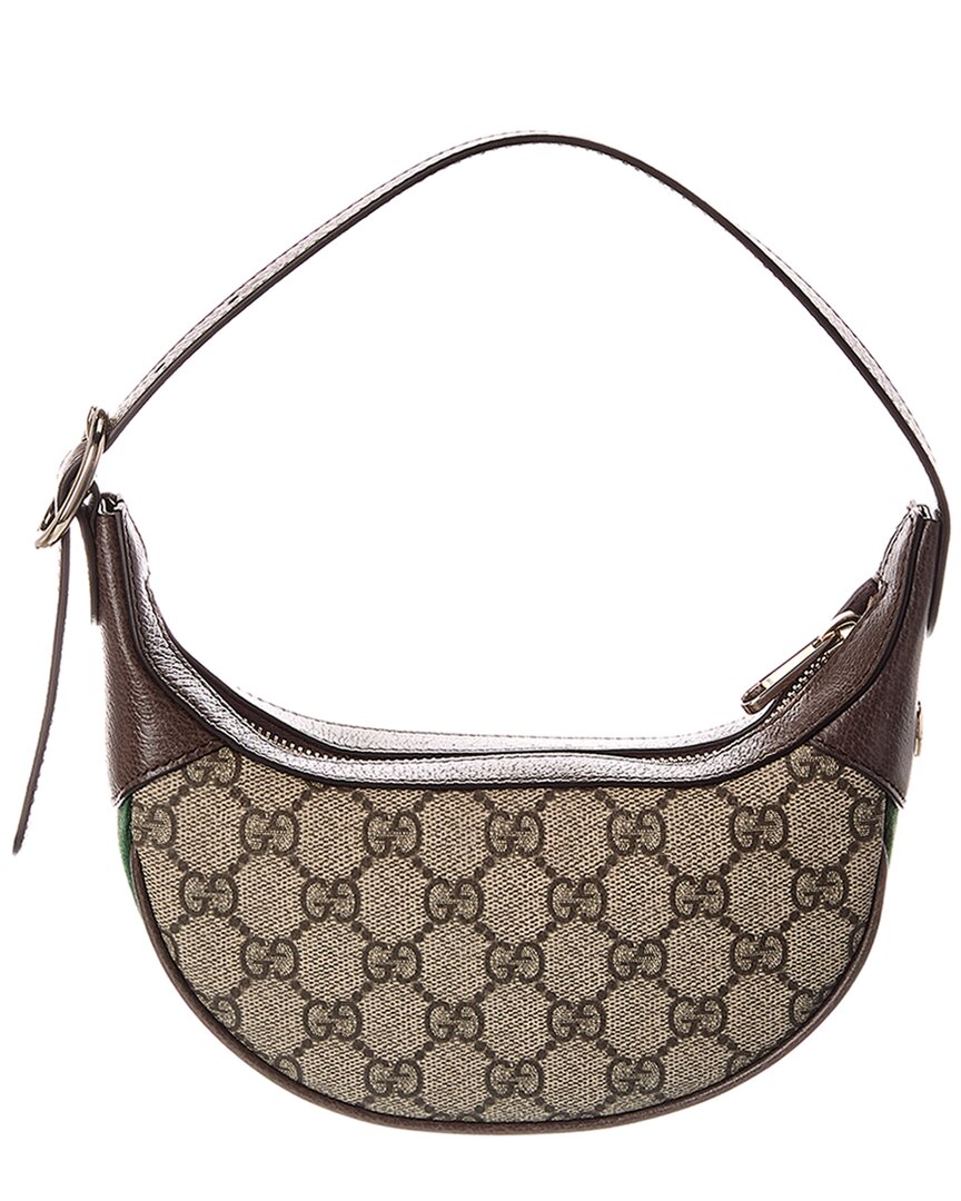 Gucci Ophidia Small Gucci Supreme Canvas & Leather Hobo Bag