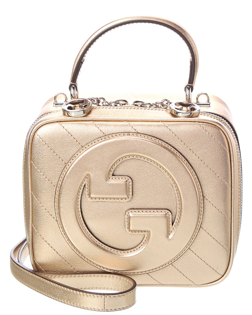 Gucci Blondie Top Handle Leather Shoulder Bag