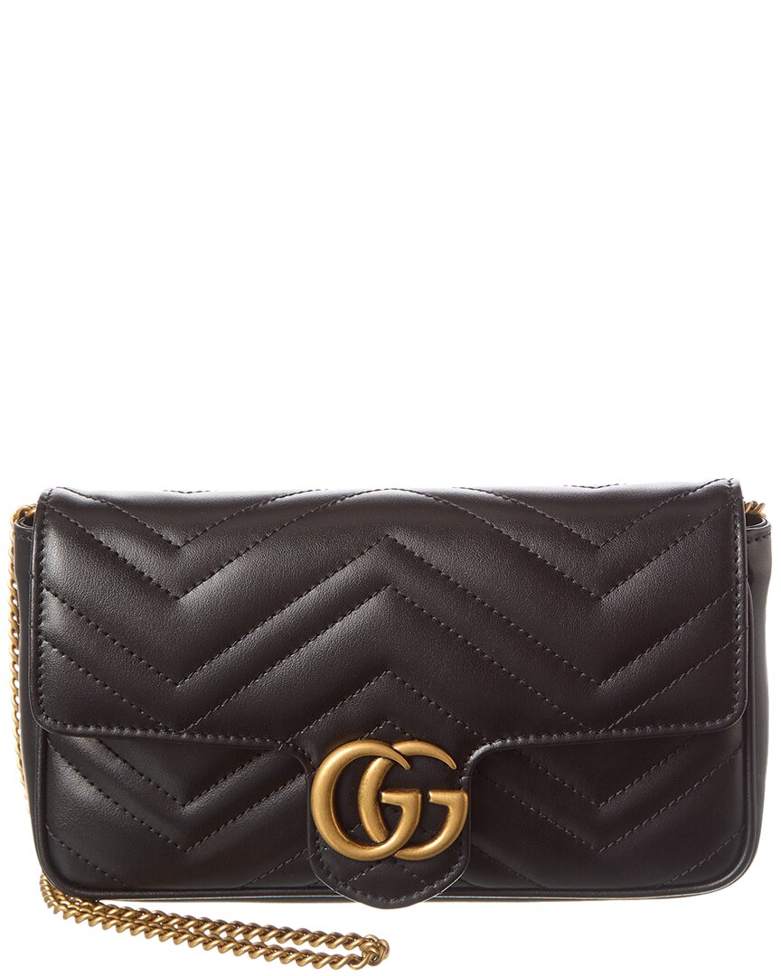 Gucci Gucci Marmont Mini Leather Shoulder Bag
