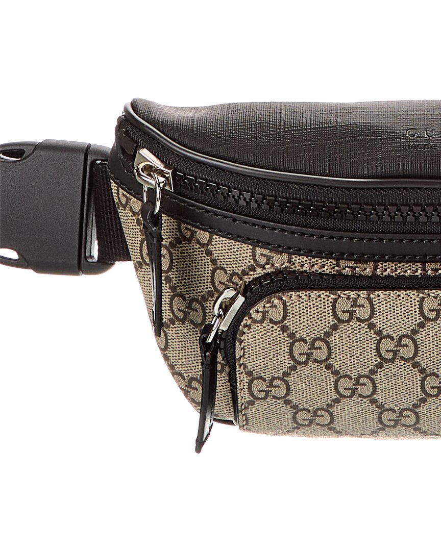 Gucci Large Gucci Supreme Canvas & Leather Belt Bag