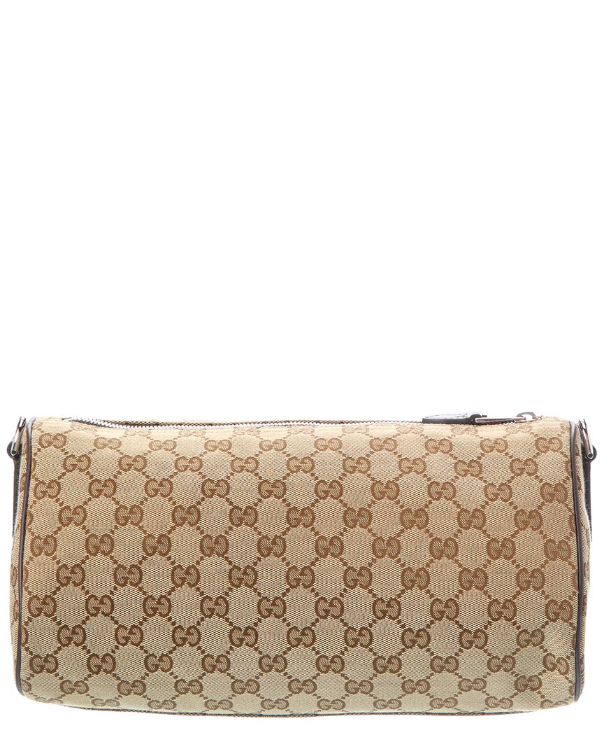 Gucci Small Gucci Canvas Cylinder Bag