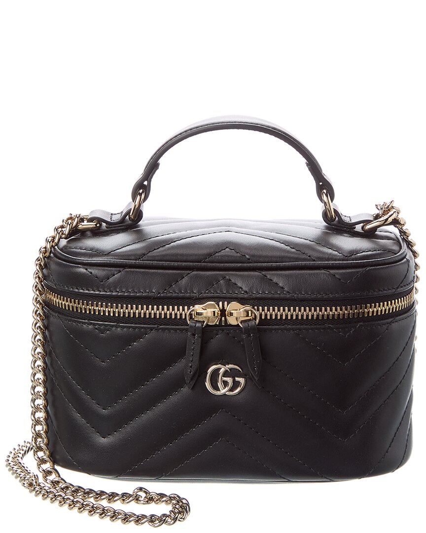 Gucci Gucci Marmont Mini Leather Vanity Bag