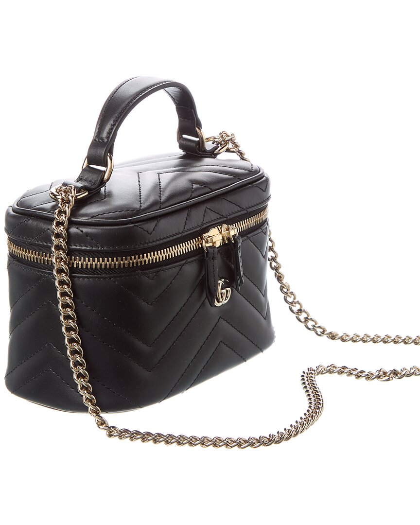 Gucci Gucci Marmont Mini Leather Vanity Bag
