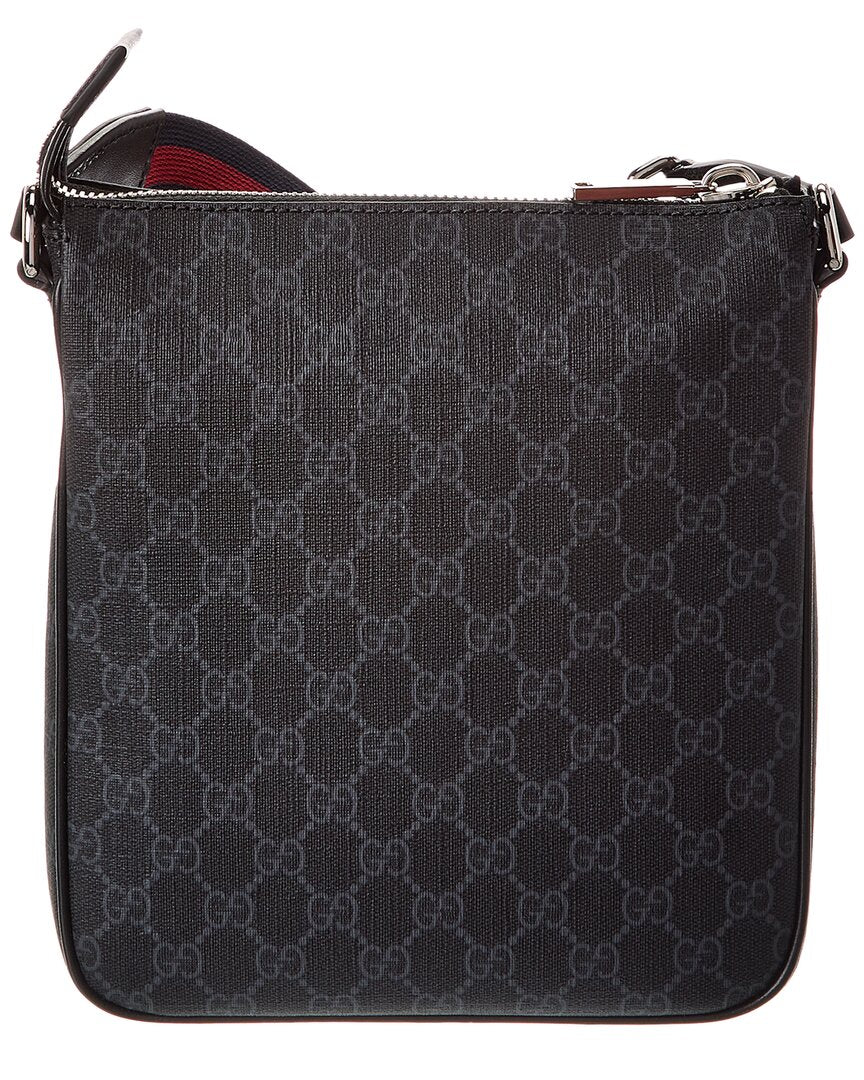 Gucci Small Gucci Supreme Canvas & Leather Crossbody