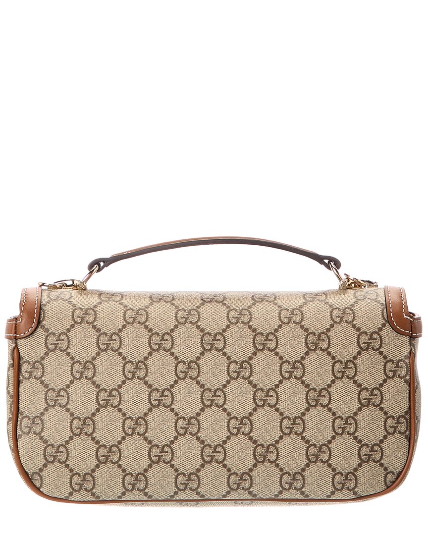 Gucci Horsebit 1955 Soft Small Top Handle Gucci Supreme Canvas & Leather Shoulder