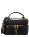 Saint Laurent Gaby Quilted Leather Vanity Bag