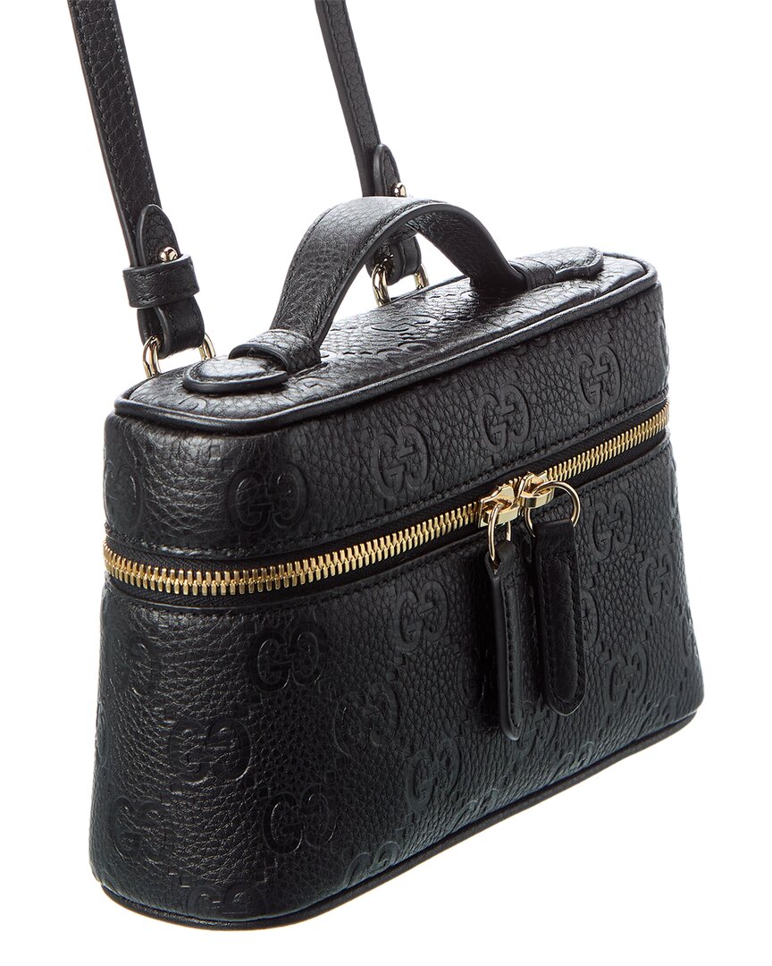 Gucci Gucci Emblem Super Mini Leather Bag