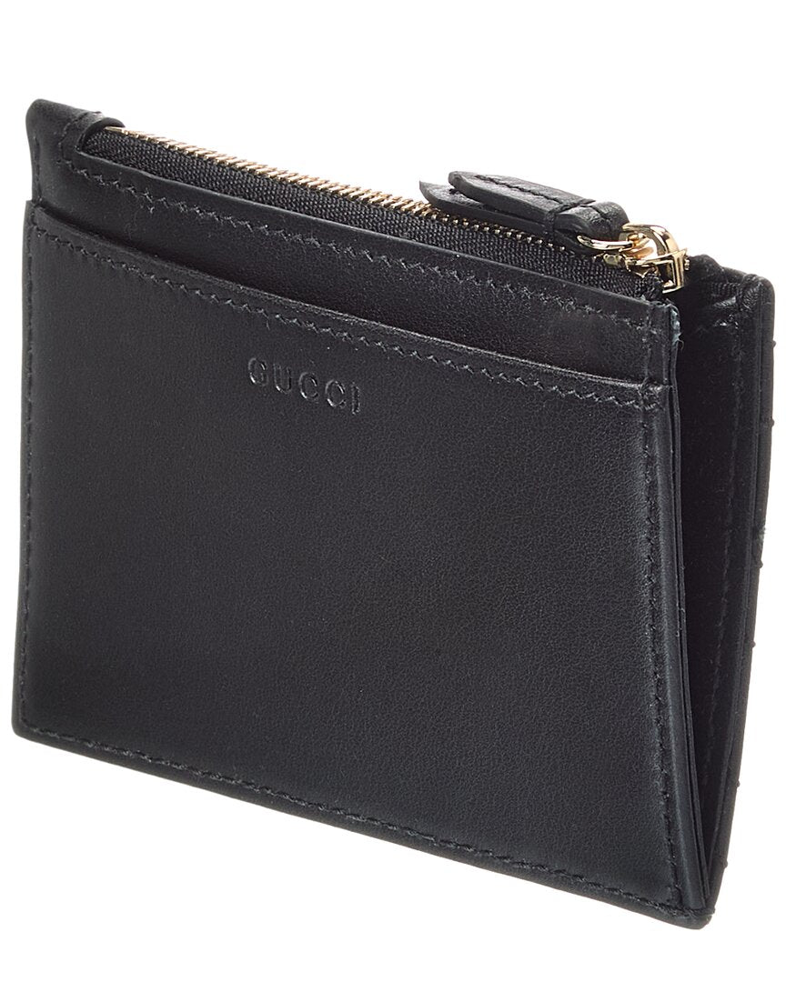 Gucci Gucci Marmont Zip Leather Key Pouch