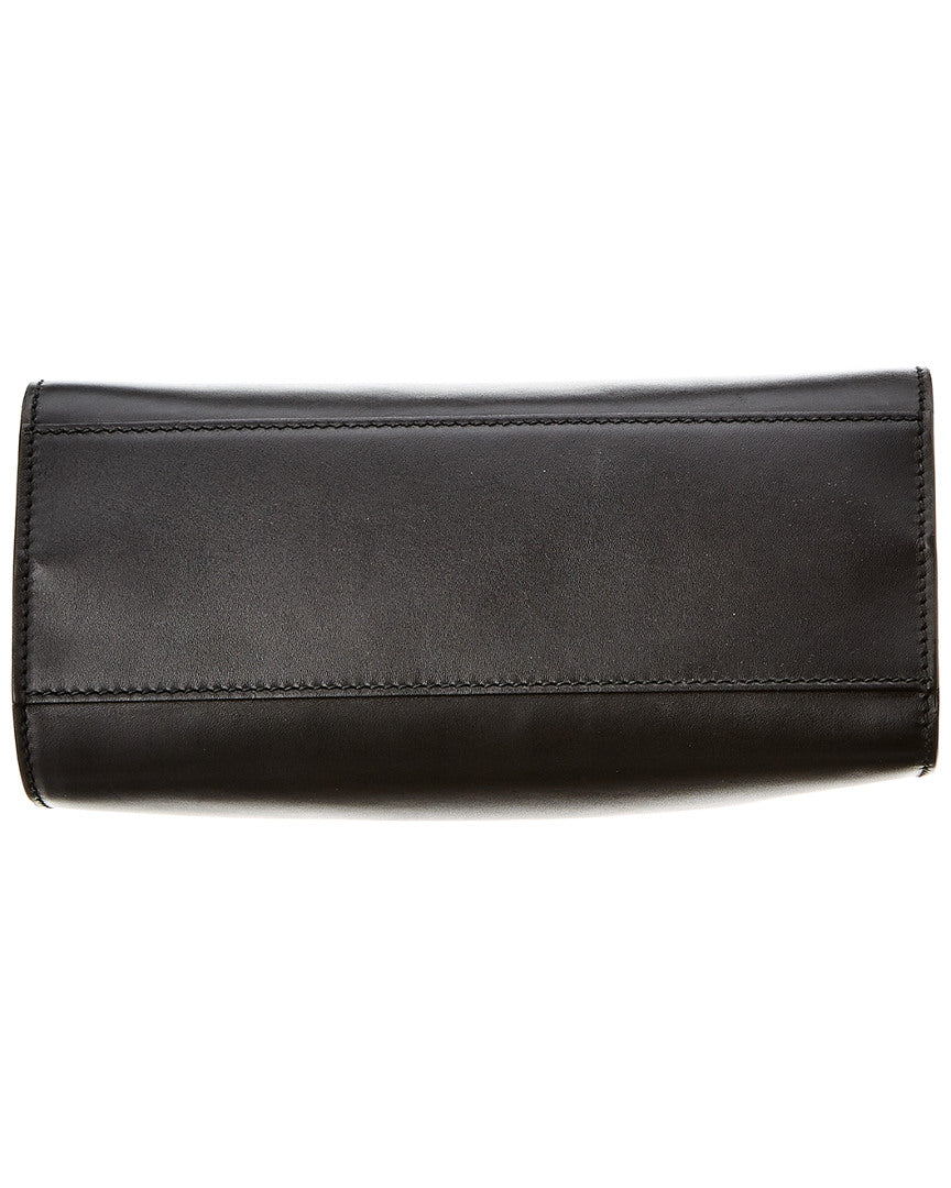 Gucci Black Leather Bamboo Nymphaea Bag ( 1"1 Rep)