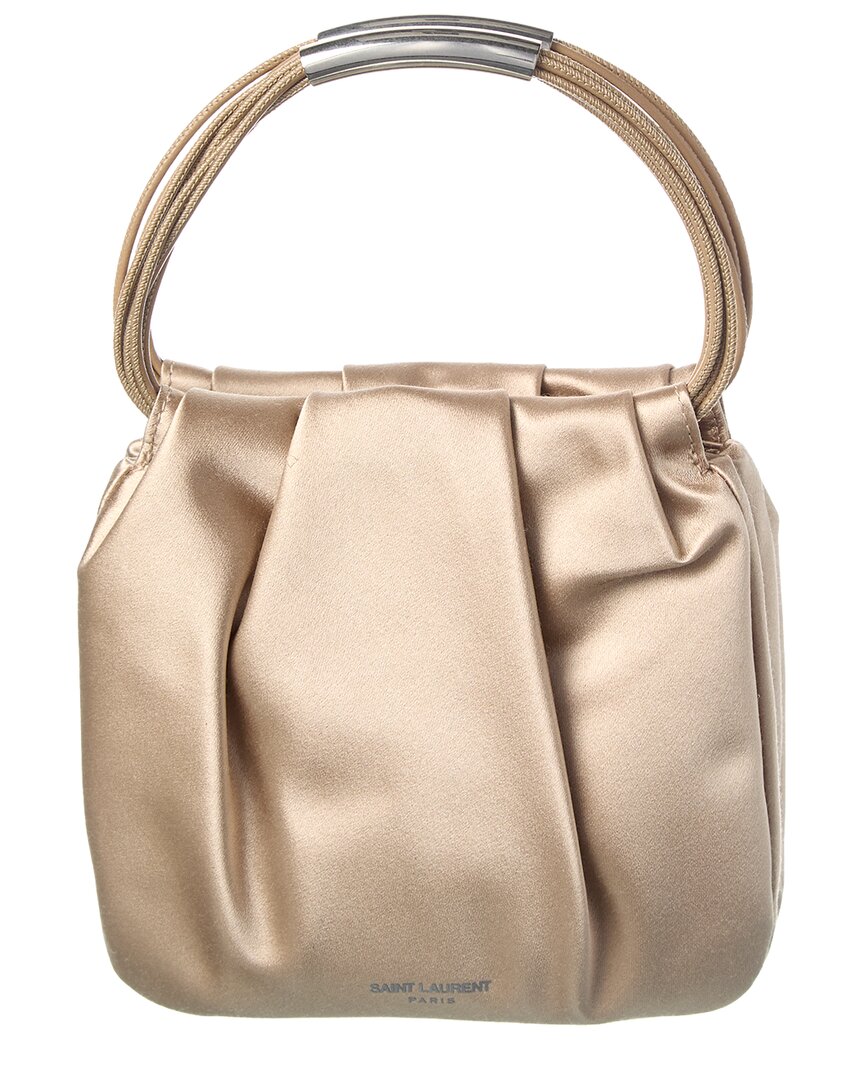 Saint Laurent Mini Satin Clutch