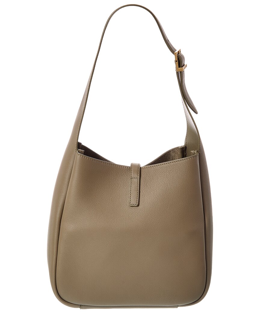 Saint Laurent Le 5 A 7 Small Leather Hobo Bag