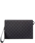 Gucci Gucci Supreme Canvas & Leather Pouch