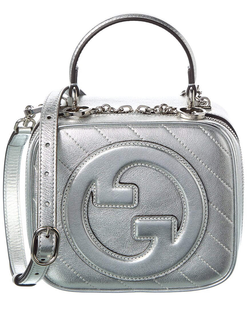 Gucci Blondie Top Handle Leather Shoulder Bag