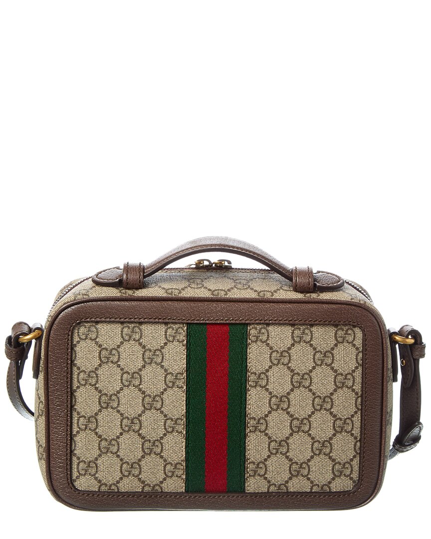 Gucci Ophidia Small Gucci Supreme Canvas & Leather Camera Bag