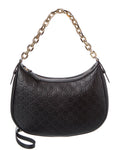 Gucci Gucci Emblem Large Leather Hobo Bag