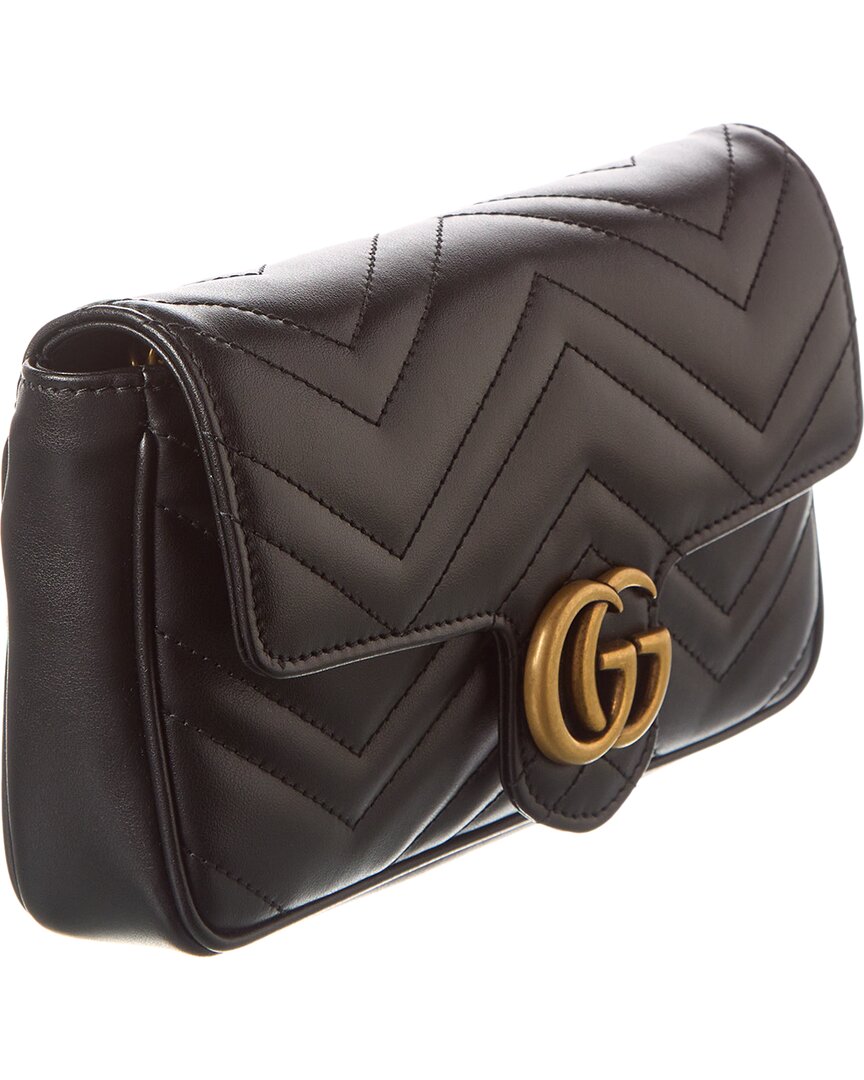 Gucci Gucci Marmont Mini Leather Shoulder Bag
