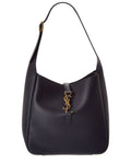 Saint Laurent Le 5 A 7 Small Leather Hobo Bag