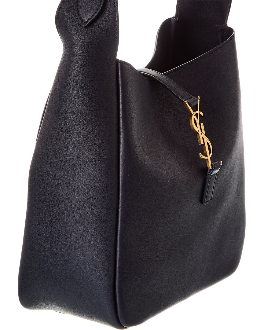 Saint Laurent Le 5 A 7 Small Leather Hobo Bag