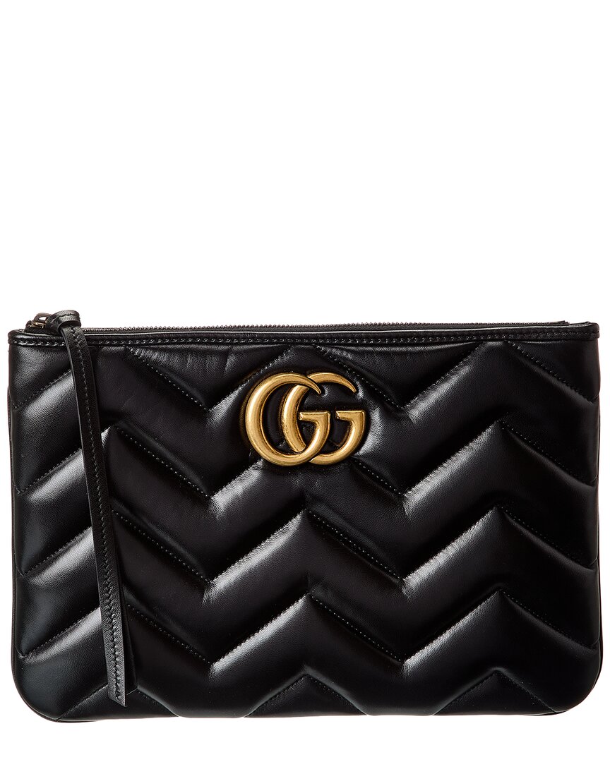 Gucci Gucci Marmont Leather Clutch