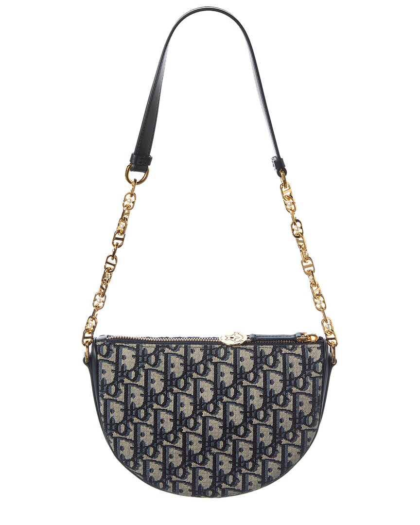 Dior Oblique Canvas & Leather Crossbody