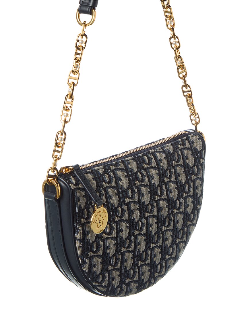 Dior Oblique Canvas & Leather Crossbody