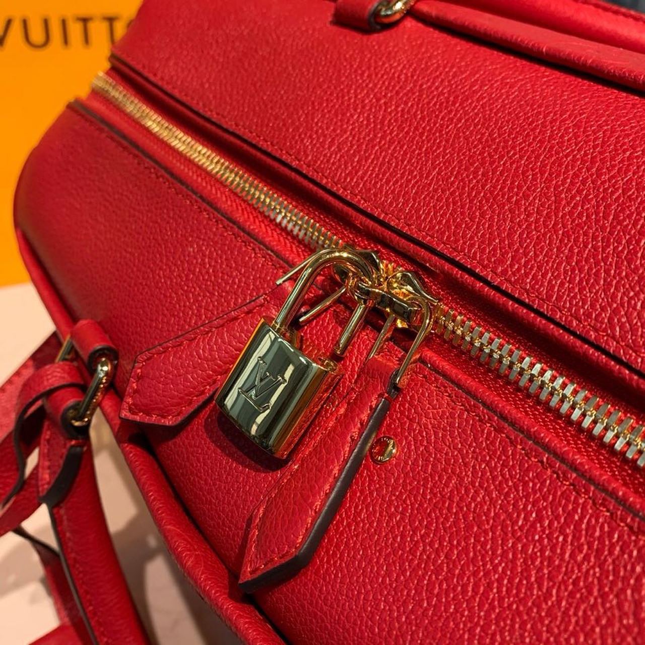 Louis Vuitton Speedy Bandouliere 30 Monogram Empreinte Cherry Red For Women,  Shoulder And Crossbody Bags 11.8in/30cm Louis Vuitton