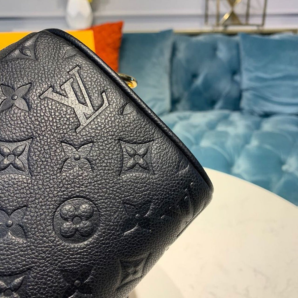 Louis Vuitton Speedy Bandouliere 20 Monogram Empreinte Black For Women,  Shoulder And Crossbody Bags 7.8in/20cm Louis Vuitton M42394