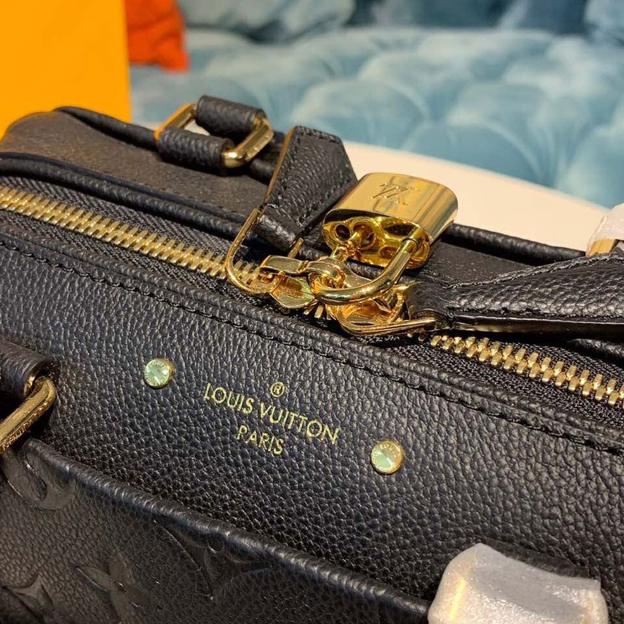 Louis Vuitton Speedy Bandouliere 20 Monogram Empreinte Black For Women,  Shoulder And Crossbody Bags 7.8in/20cm Louis Vuitton M42394
